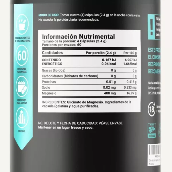 Glycinate Mag | Glicinato de Magnesio - Image 3