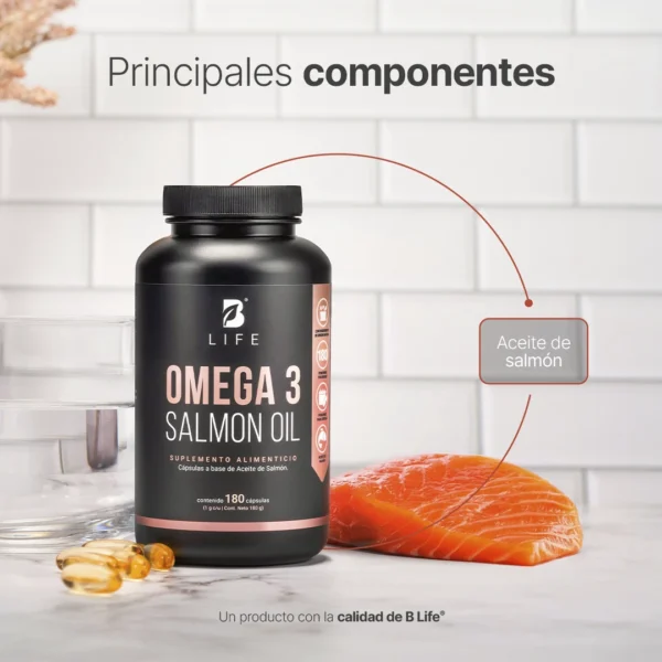 Omega 3 Salmon Oil | Omega 3 Aceite Puro de Salmón - Image 2