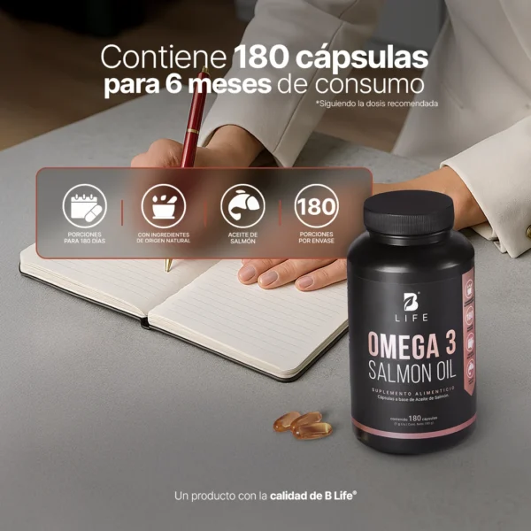 Omega 3 Salmon Oil | Omega 3 Aceite Puro de Salmón - Image 4
